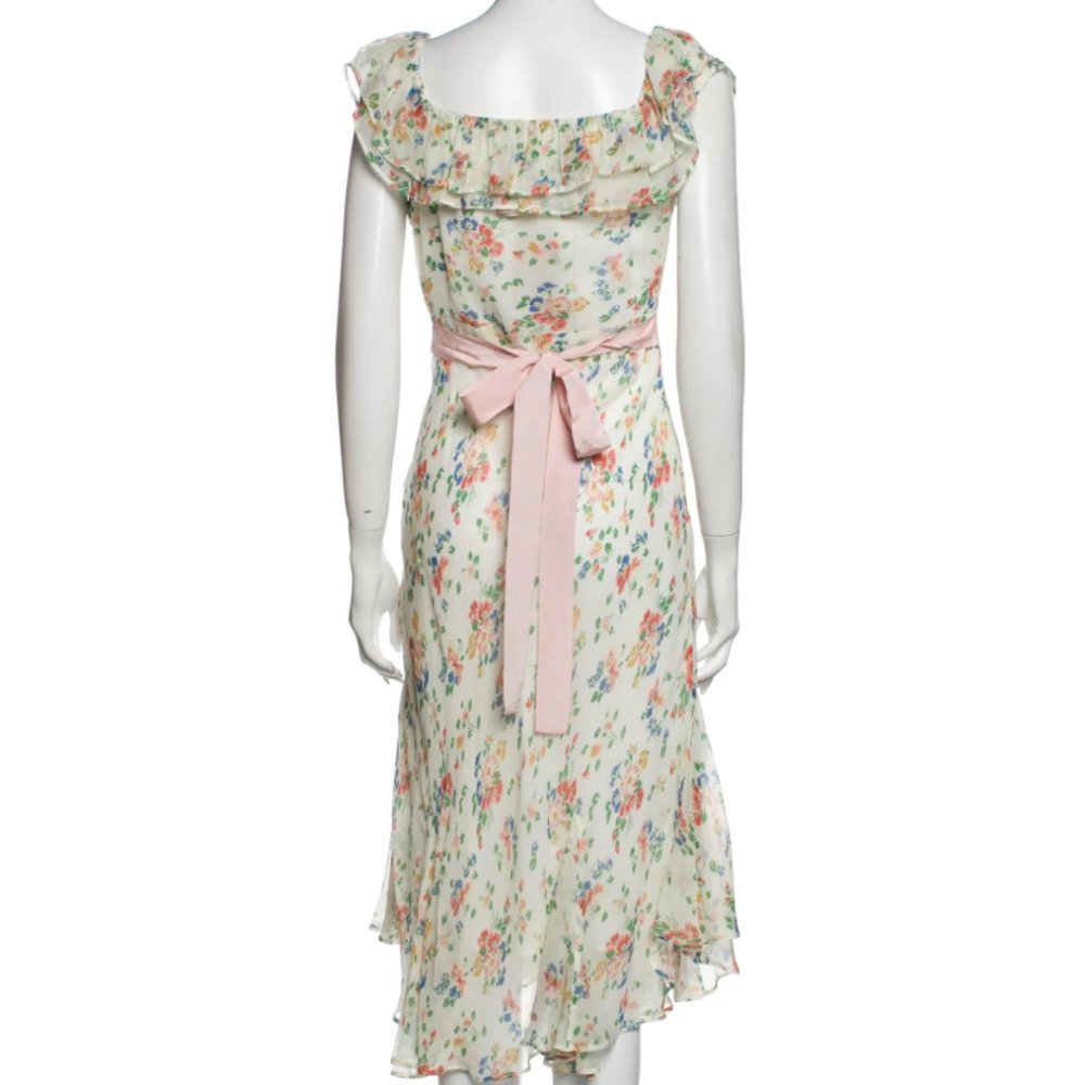 LoveShackFancy Faith Midi Dress in Floral Confetti - Picture 7 of 16